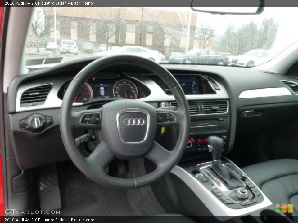 Black Interior Dashboard for the 2010 Audi A4 2.0T quattro Sedan #76003035