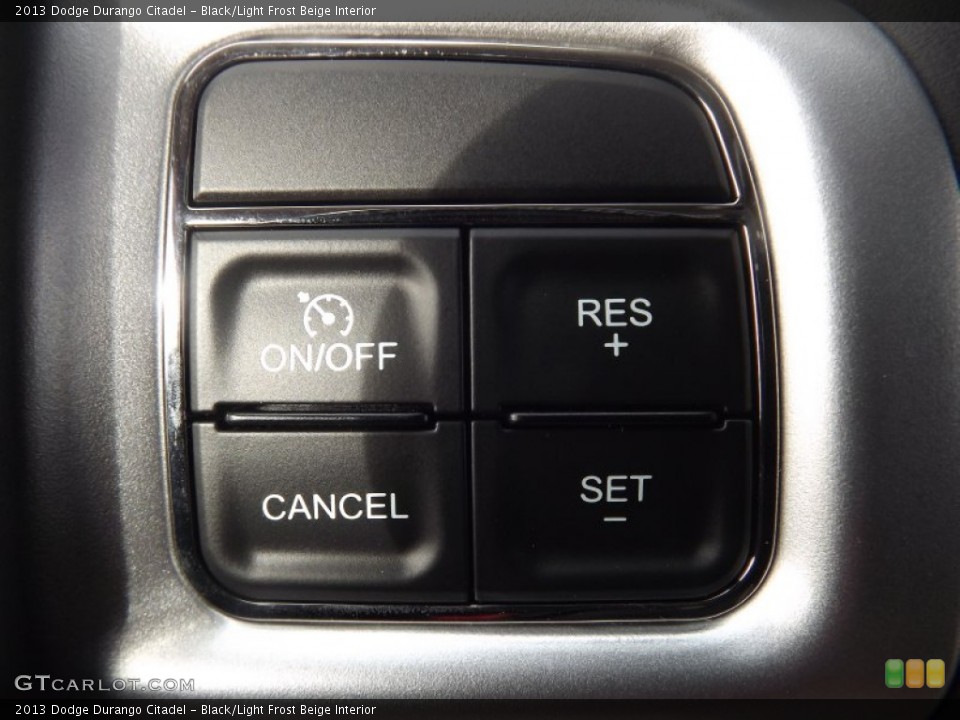 Black/Light Frost Beige Interior Controls for the 2013 Dodge Durango Citadel #76003224
