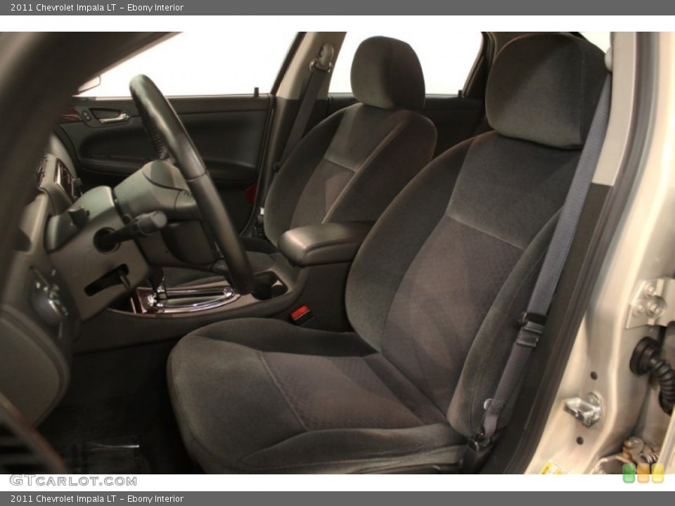 Ebony Interior Front Seat for the 2011 Chevrolet Impala LT #76003435