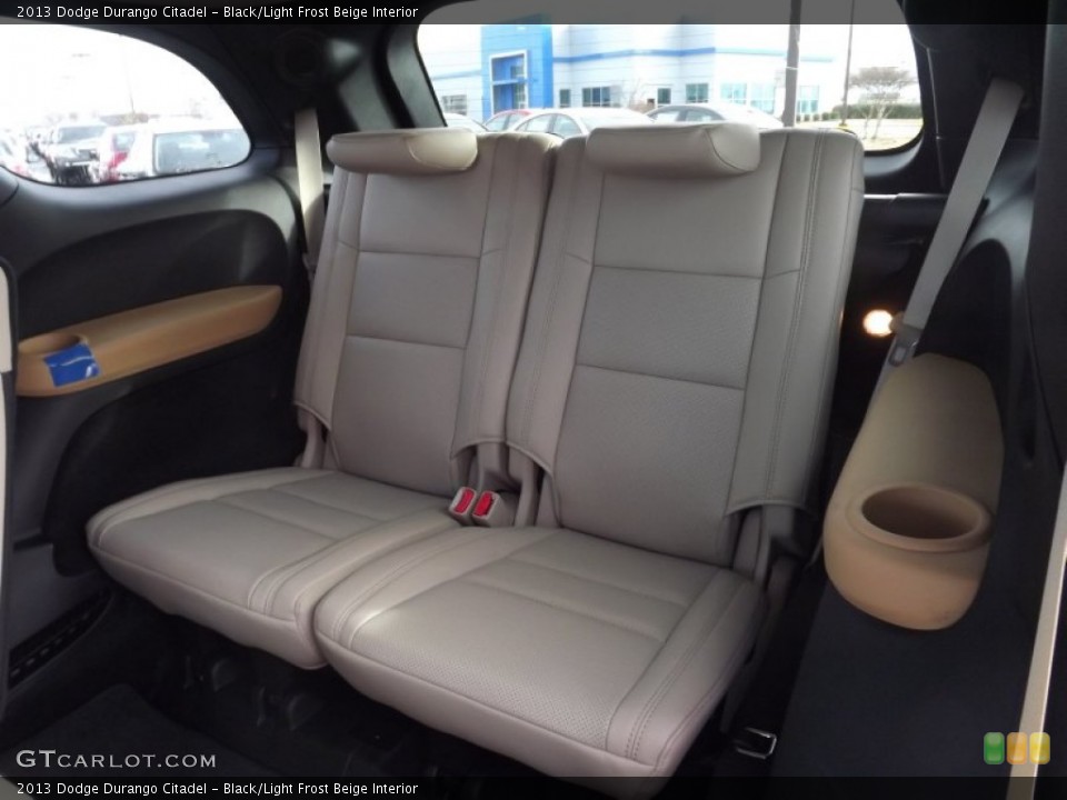 Black/Light Frost Beige Interior Rear Seat for the 2013 Dodge Durango Citadel #76003444
