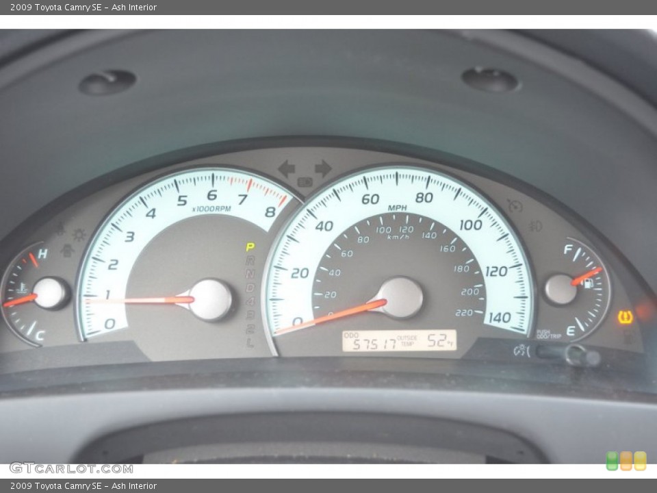 Ash Interior Gauges for the 2009 Toyota Camry SE #76003590