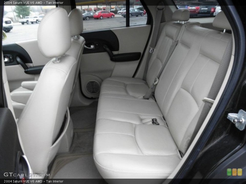 Tan Interior Rear Seat for the 2004 Saturn VUE V6 AWD #76003915