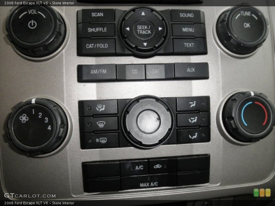 Stone Interior Controls for the 2008 Ford Escape XLT V6 #76004275