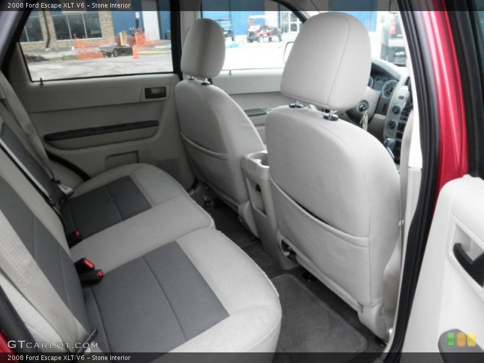 Stone Interior Rear Seat for the 2008 Ford Escape XLT V6 #76004560