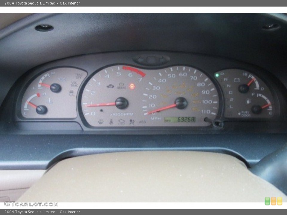 Oak Interior Gauges for the 2004 Toyota Sequoia Limited #76004584