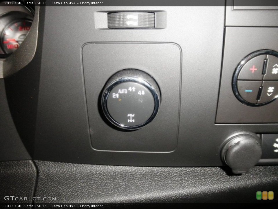 Ebony Interior Controls for the 2013 GMC Sierra 1500 SLE Crew Cab 4x4 #76004785