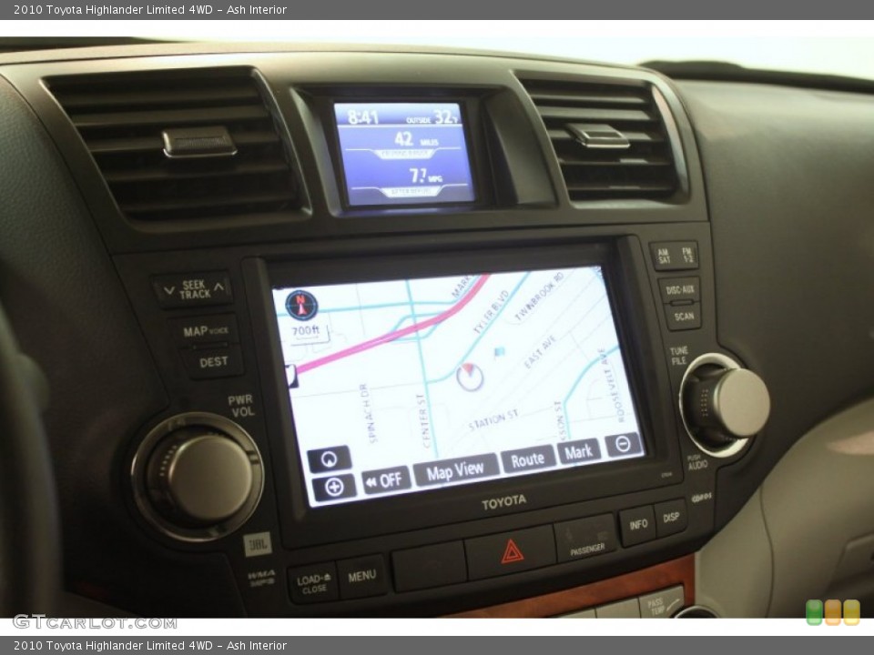 Ash Interior Navigation for the 2010 Toyota Highlander Limited 4WD #76005697