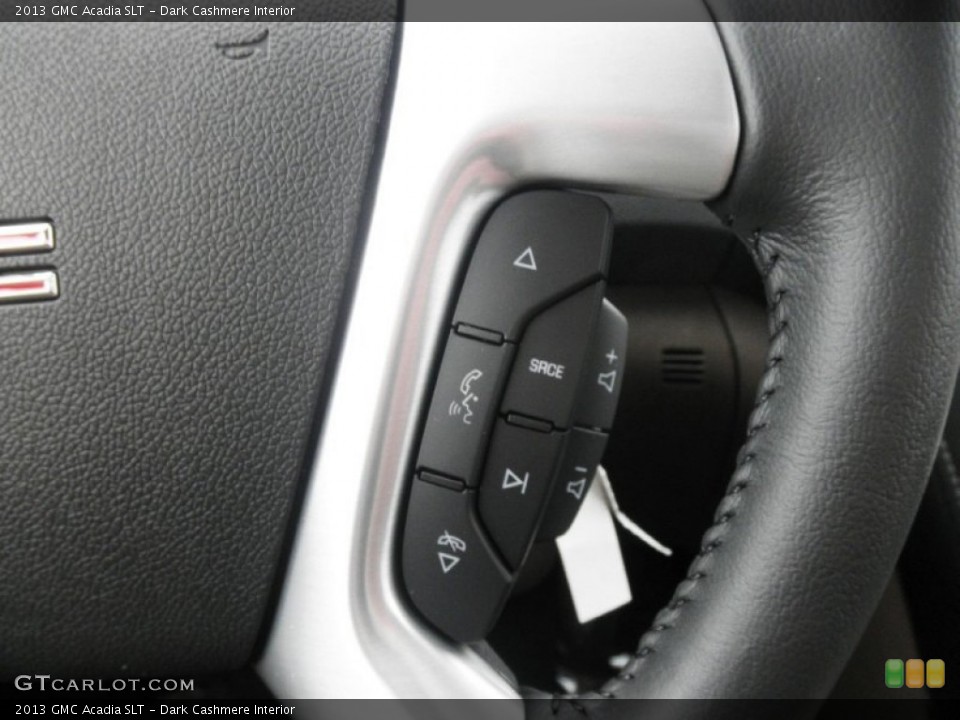 Dark Cashmere Interior Controls for the 2013 GMC Acadia SLT #76005976