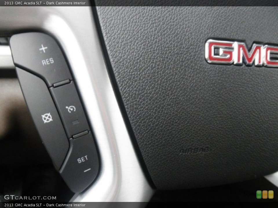 Dark Cashmere Interior Controls for the 2013 GMC Acadia SLT #76005993