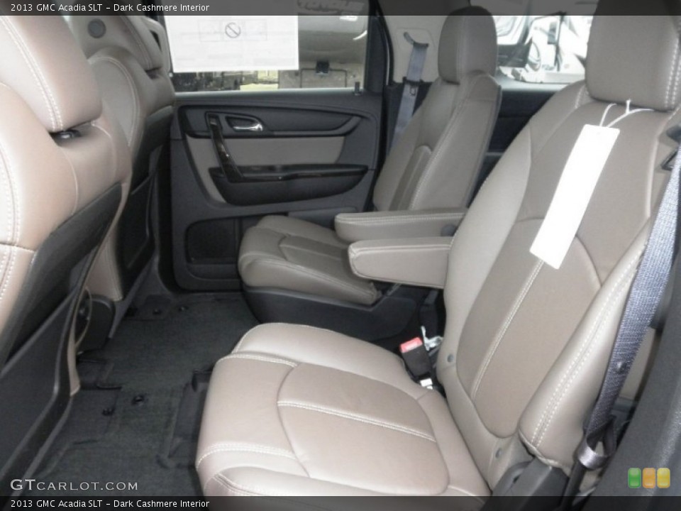Dark Cashmere Interior Rear Seat for the 2013 GMC Acadia SLT #76006160
