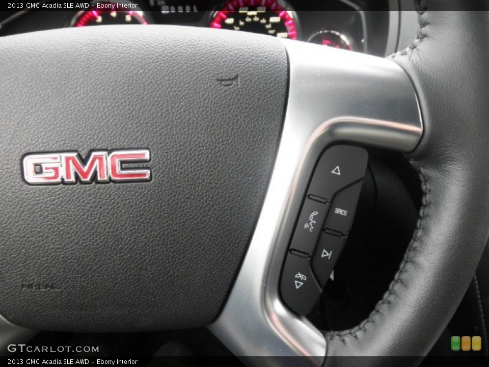 Ebony Interior Controls for the 2013 GMC Acadia SLE AWD #76006545