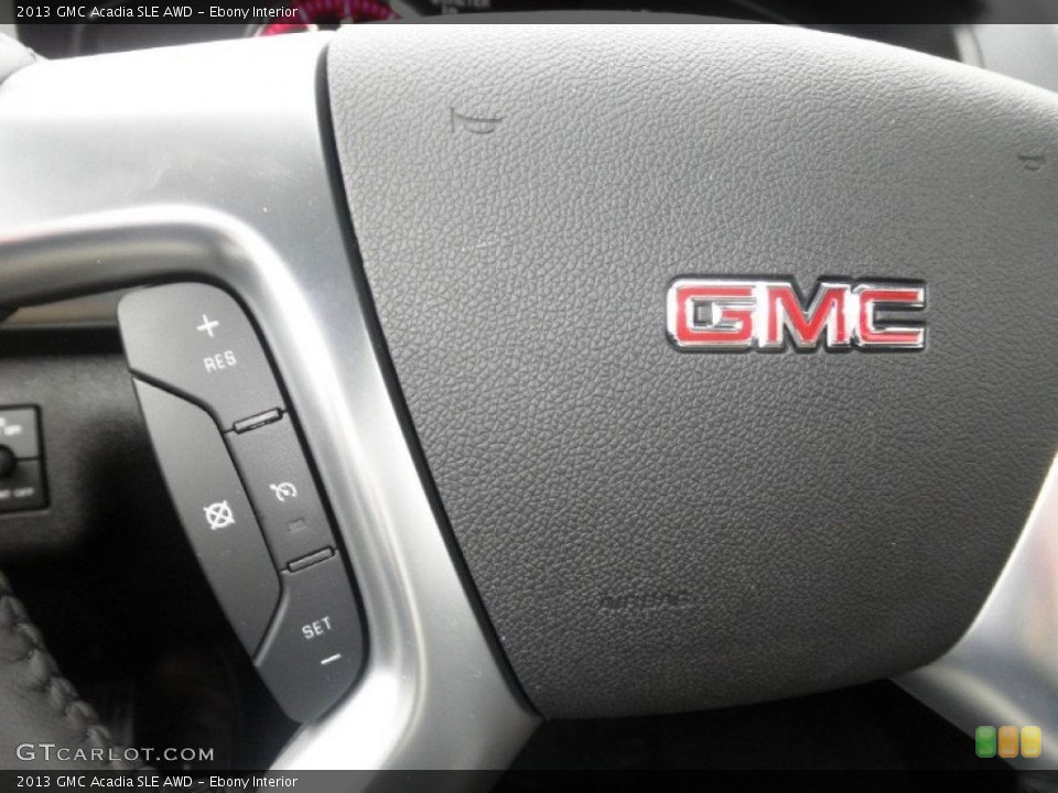 Ebony Interior Controls for the 2013 GMC Acadia SLE AWD #76006564