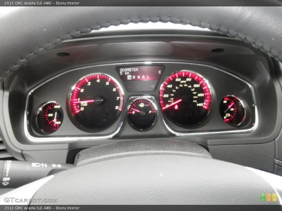 Ebony Interior Gauges for the 2013 GMC Acadia SLE AWD #76006583