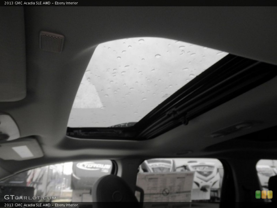 Ebony Interior Sunroof for the 2013 GMC Acadia SLE AWD #76006642