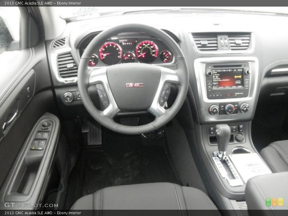 Ebony Interior Dashboard for the 2013 GMC Acadia SLE AWD #76006656