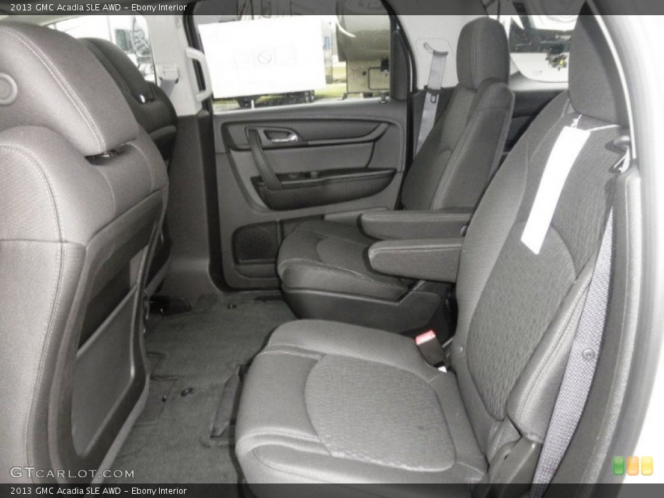 Ebony Interior Rear Seat for the 2013 GMC Acadia SLE AWD #76006670