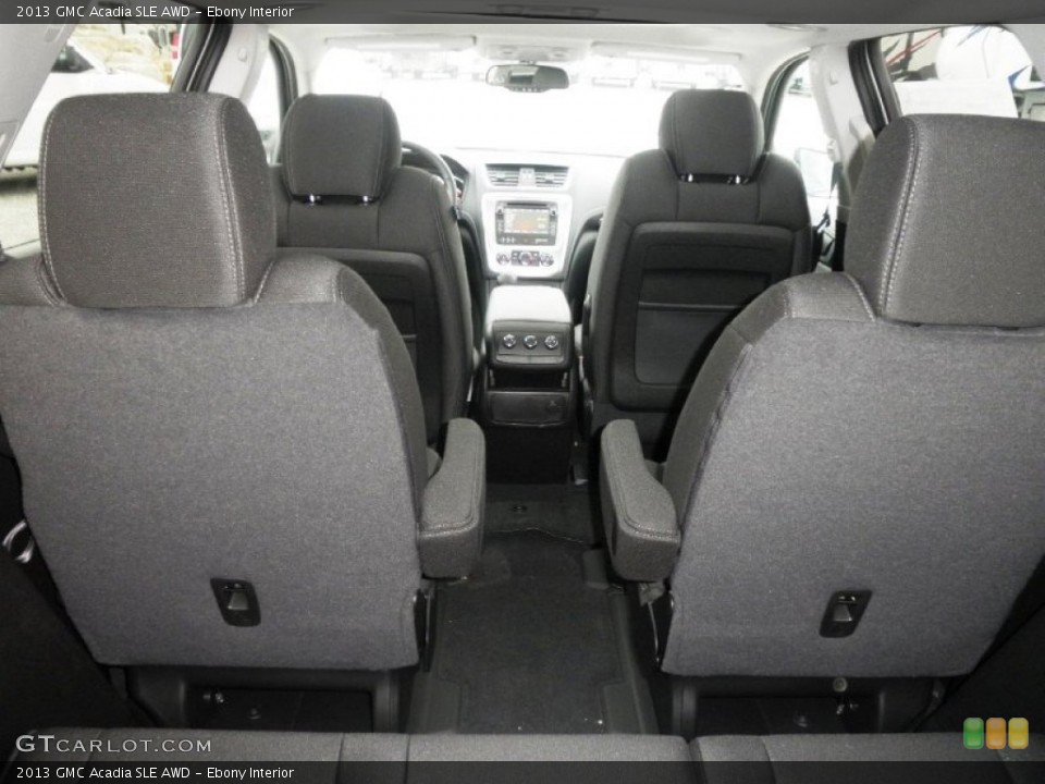 Ebony Interior Photo for the 2013 GMC Acadia SLE AWD #76006732