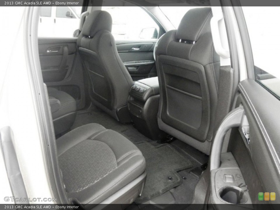 Ebony Interior Photo for the 2013 GMC Acadia SLE AWD #76006783