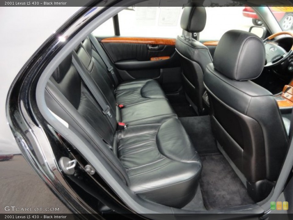 Black Interior Rear Seat for the 2001 Lexus LS 430 #76007113