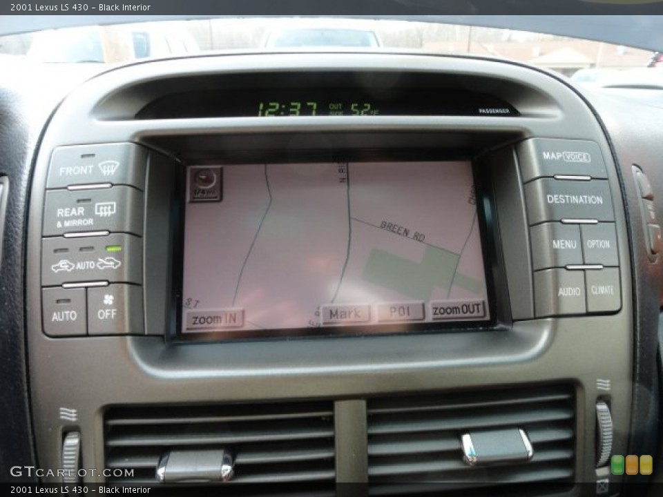 Black Interior Navigation for the 2001 Lexus LS 430 #76007329