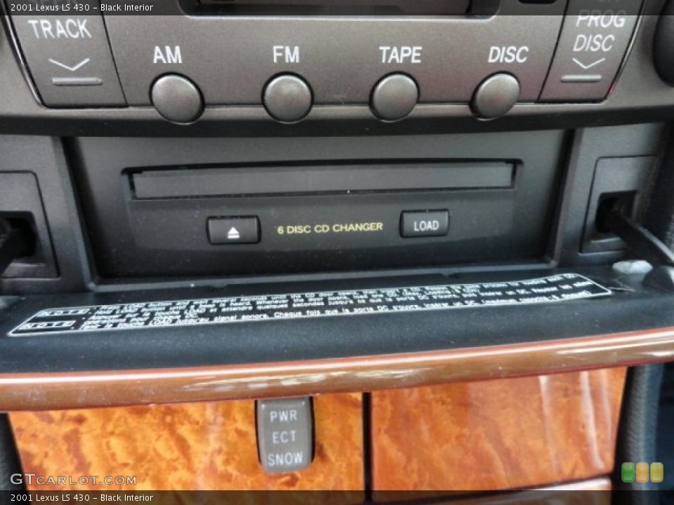 Black Interior Controls for the 2001 Lexus LS 430 #76007341
