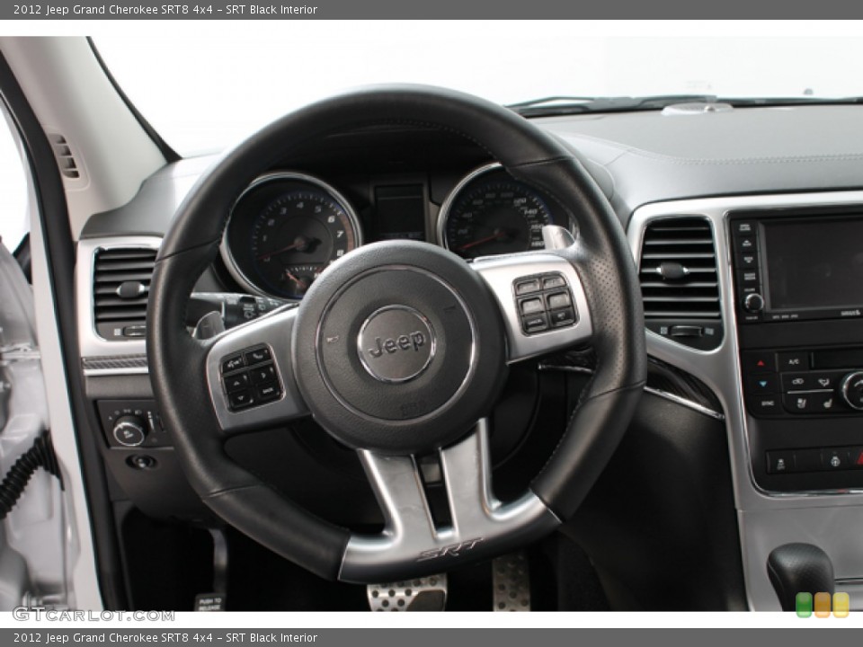 SRT Black Interior Steering Wheel for the 2012 Jeep Grand Cherokee SRT8 4x4 #76008037