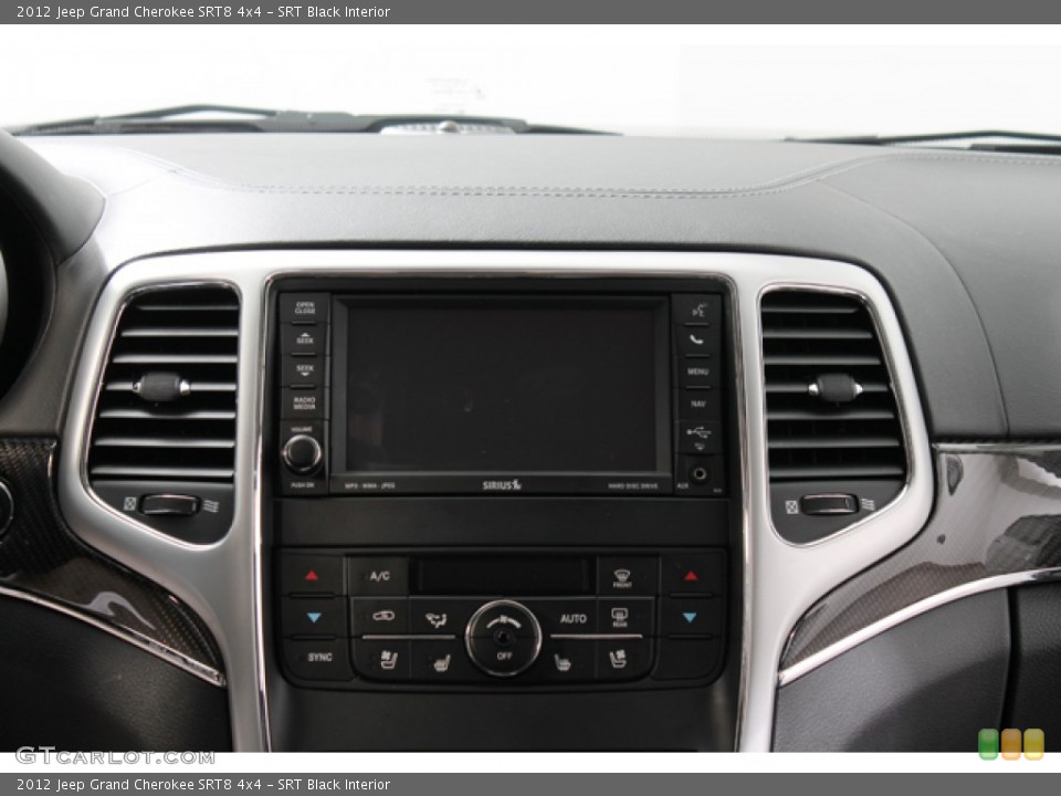 SRT Black Interior Controls for the 2012 Jeep Grand Cherokee SRT8 4x4 #76008094