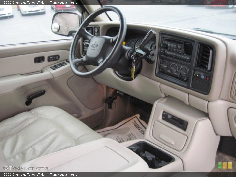 Tan/Neutral Interior Dashboard for the 2001 Chevrolet Tahoe LT 4x4 #76008295