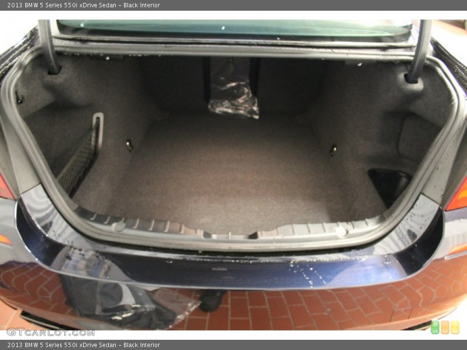 Black Interior Trunk for the 2013 BMW 5 Series 550i xDrive Sedan #76009810