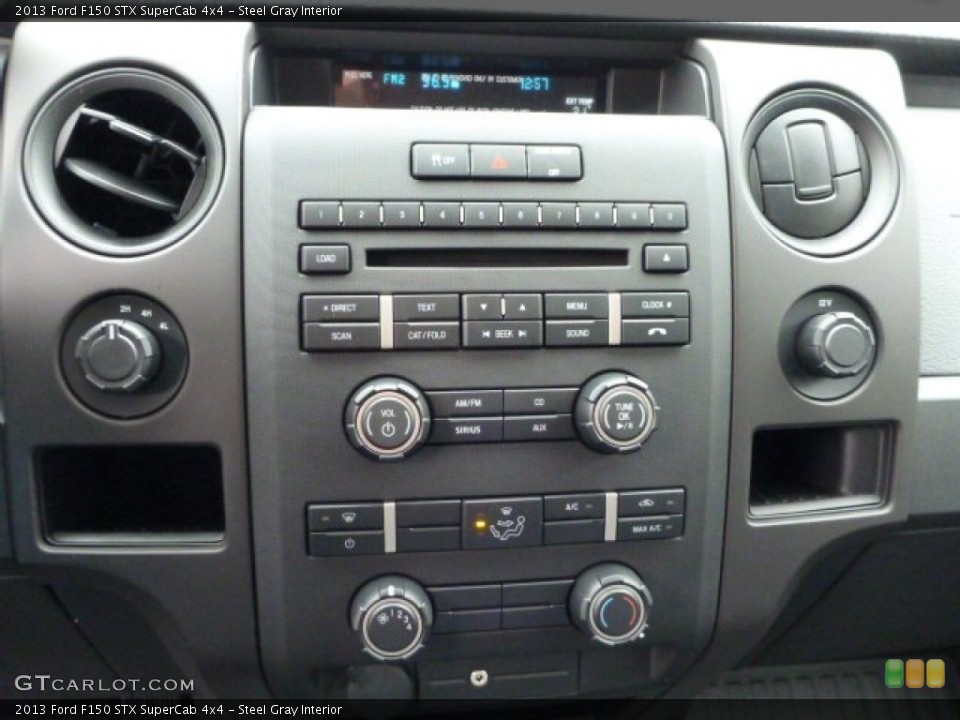 Steel Gray Interior Controls for the 2013 Ford F150 STX SuperCab 4x4 #76010023