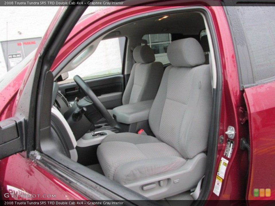 Graphite Gray Interior Photo for the 2008 Toyota Tundra SR5 TRD Double Cab 4x4 #76011964