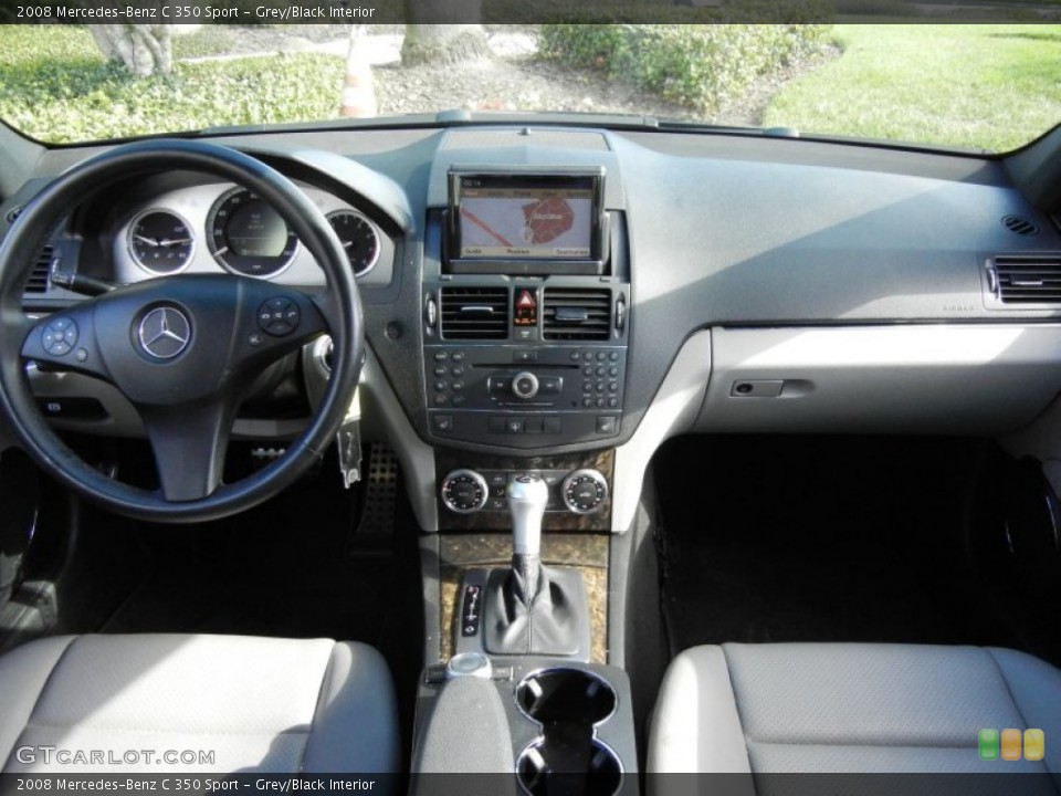 Grey/Black Interior Dashboard for the 2008 Mercedes-Benz C 350 Sport #76015480