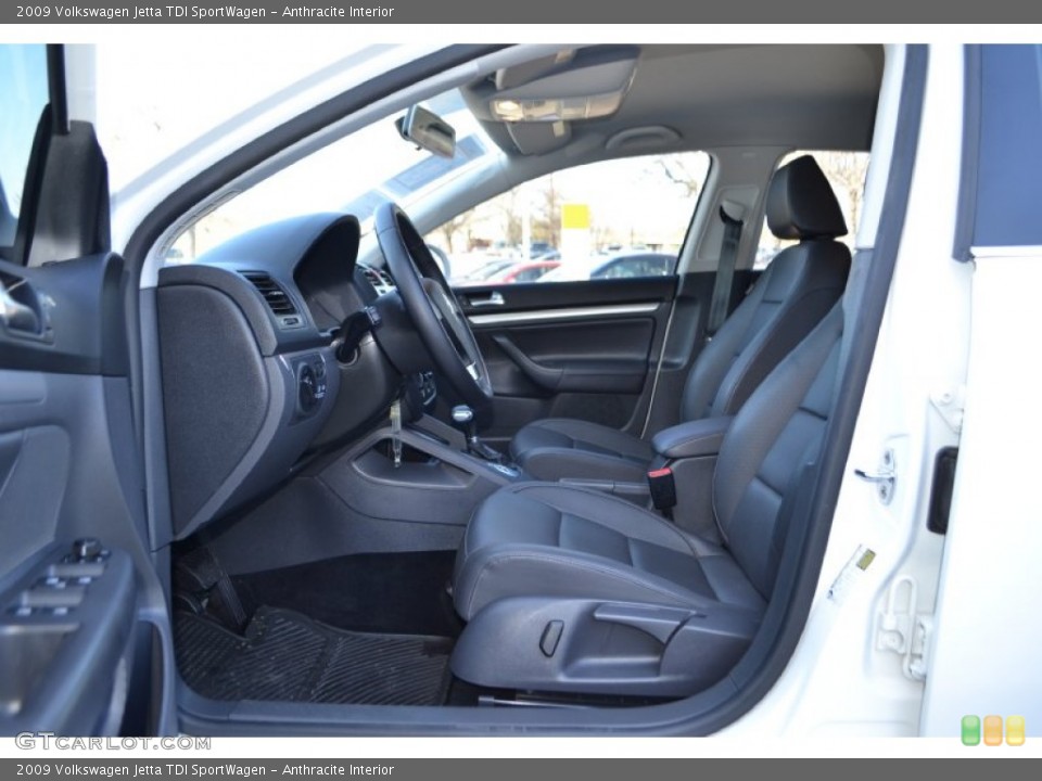 Anthracite Interior Photo for the 2009 Volkswagen Jetta TDI SportWagen #76018995