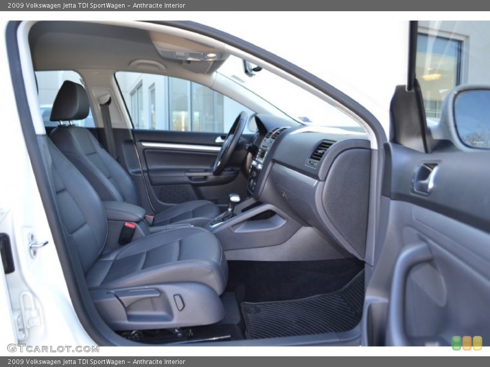 Anthracite Interior Photo for the 2009 Volkswagen Jetta TDI SportWagen #76019011