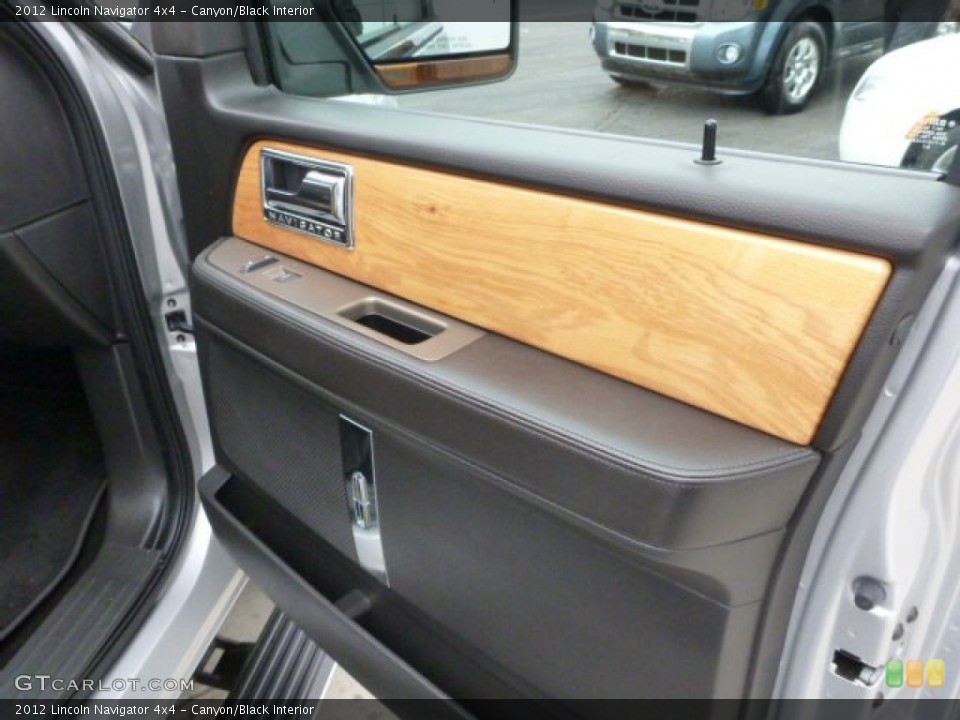 Canyon/Black Interior Door Panel for the 2012 Lincoln Navigator 4x4 #76019018