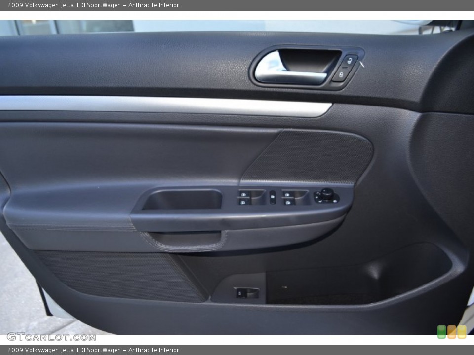 Anthracite Interior Door Panel for the 2009 Volkswagen Jetta TDI SportWagen #76019071