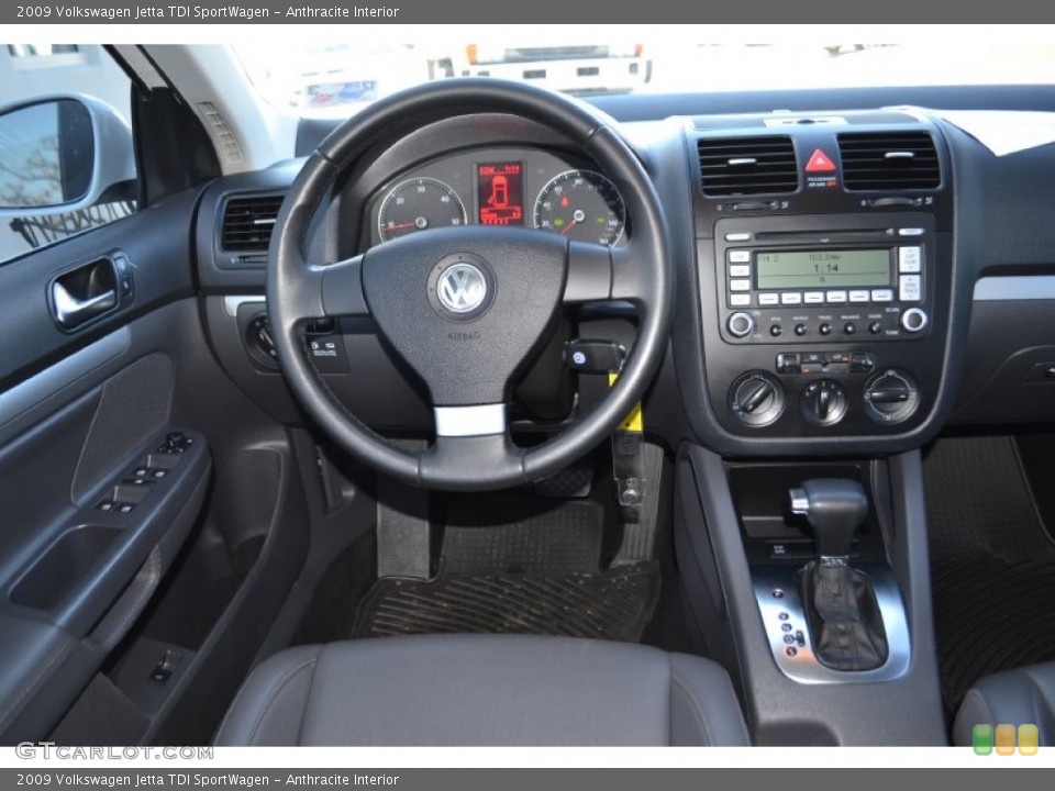 Anthracite Interior Dashboard for the 2009 Volkswagen Jetta TDI SportWagen #76019115