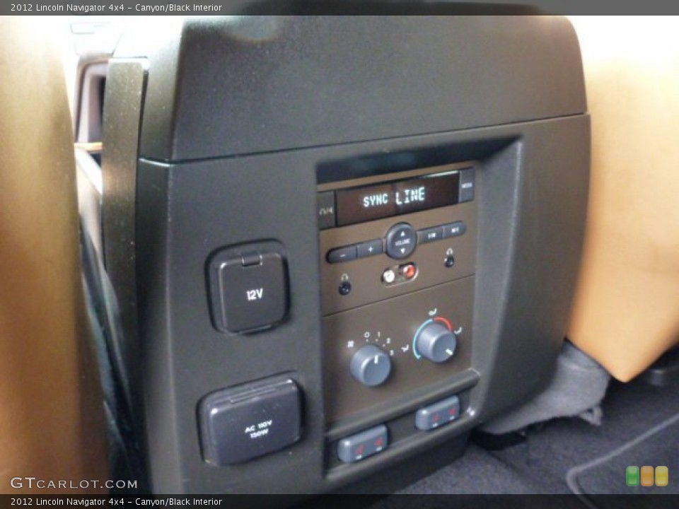 Canyon/Black Interior Controls for the 2012 Lincoln Navigator 4x4 #76019122