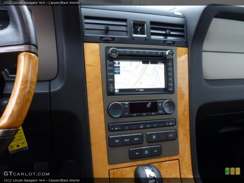 Canyon/Black Interior Controls for the 2012 Lincoln Navigator 4x4 #76019197