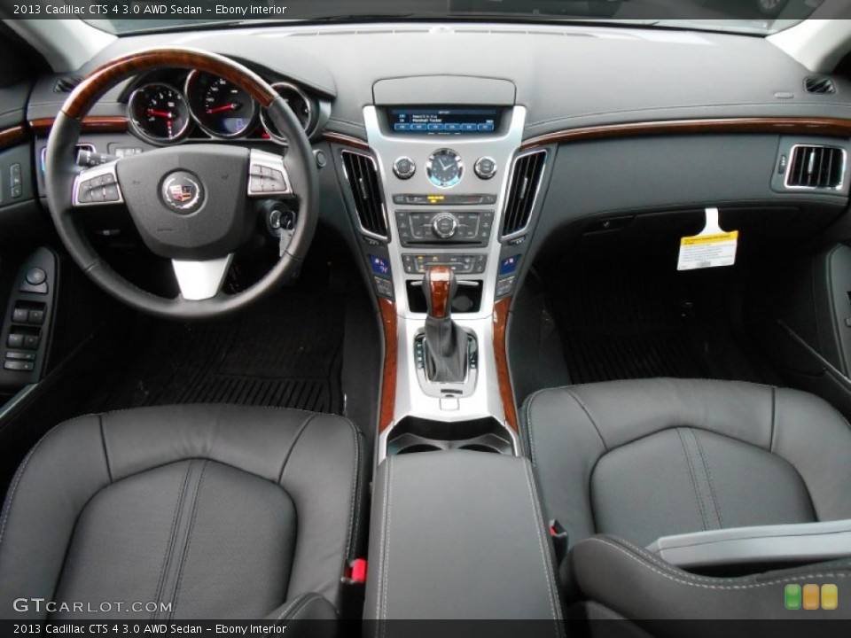 Ebony Interior Dashboard for the 2013 Cadillac CTS 4 3.0 AWD Sedan #76019967