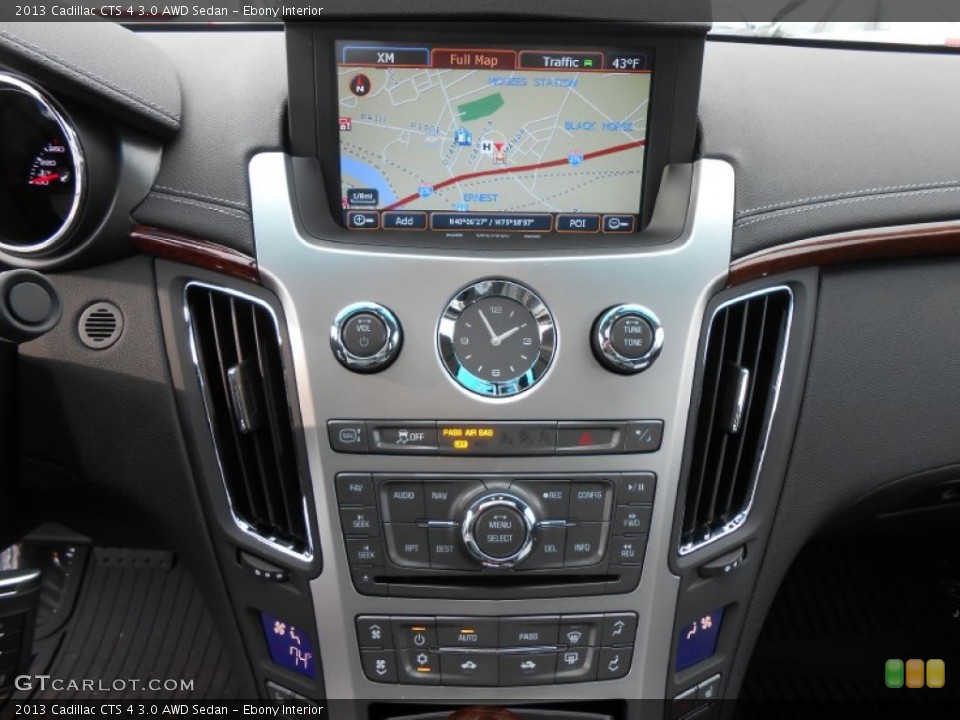 Ebony Interior Navigation for the 2013 Cadillac CTS 4 3.0 AWD Sedan #76020000