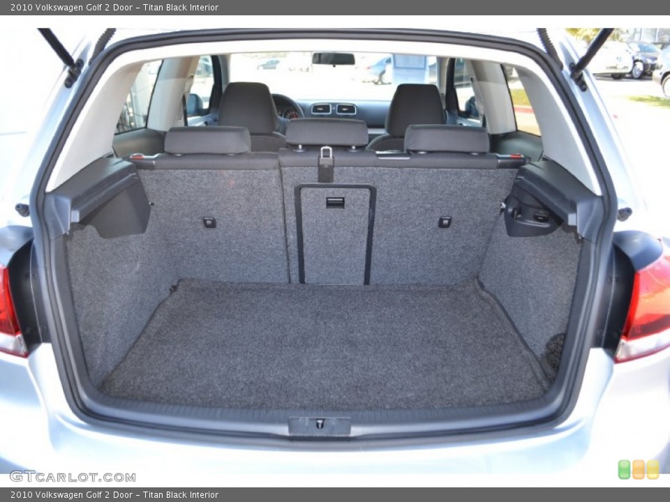 Titan Black Interior Trunk for the 2010 Volkswagen Golf 2 Door #76020092