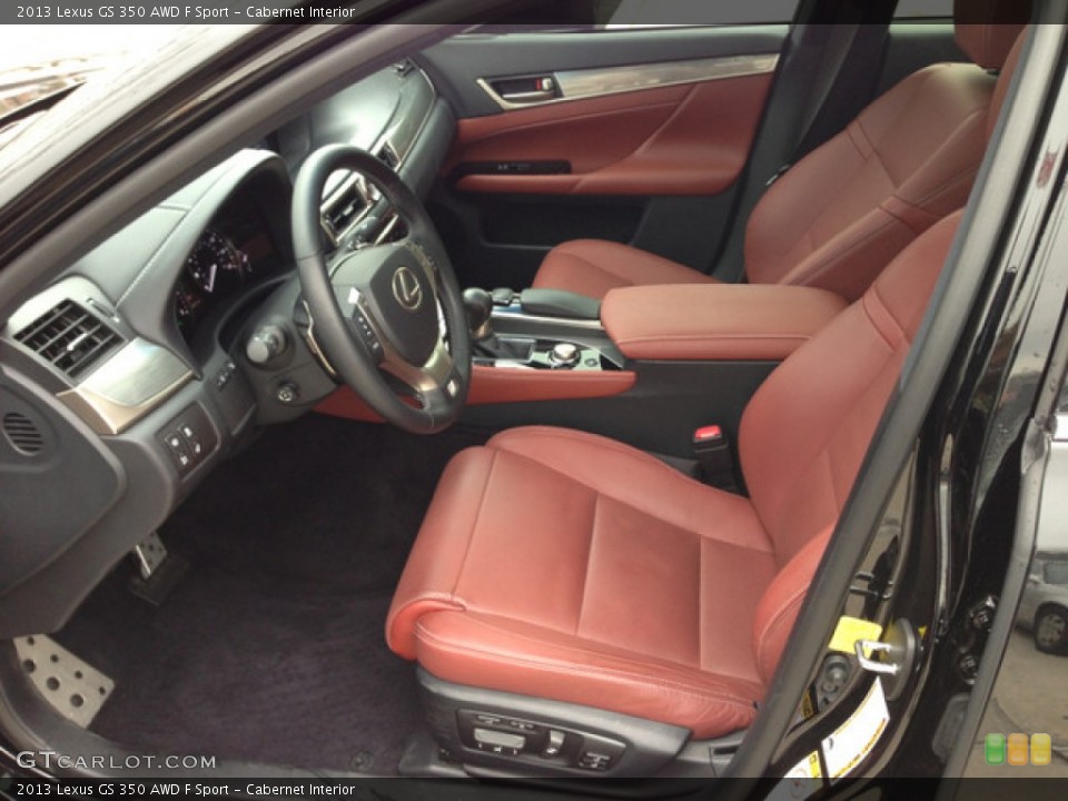 Cabernet Interior Photo for the 2013 Lexus GS 350 AWD F Sport #76021549