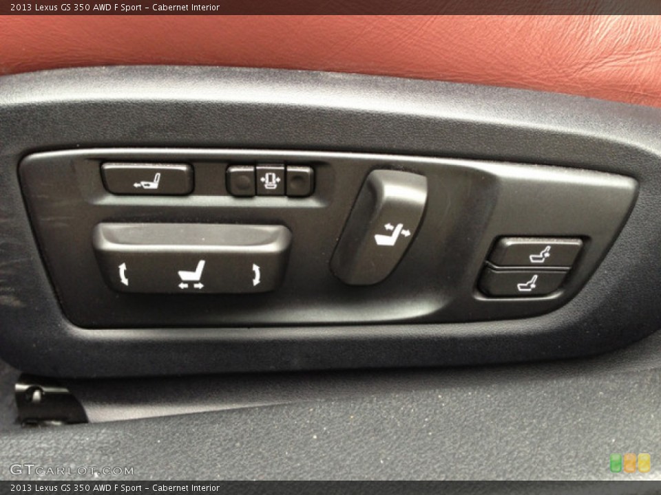 Cabernet Interior Controls for the 2013 Lexus GS 350 AWD F Sport #76021617