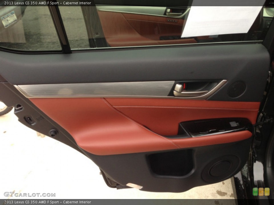 Cabernet Interior Door Panel for the 2013 Lexus GS 350 AWD F Sport #76021653