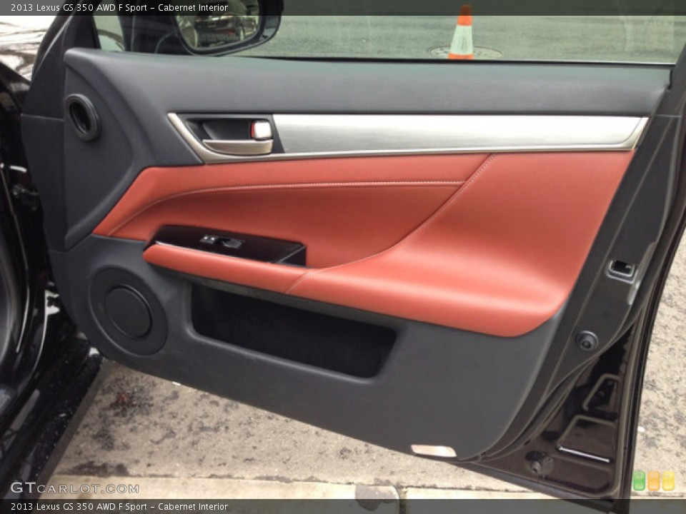 Cabernet Interior Door Panel for the 2013 Lexus GS 350 AWD F Sport #76021707