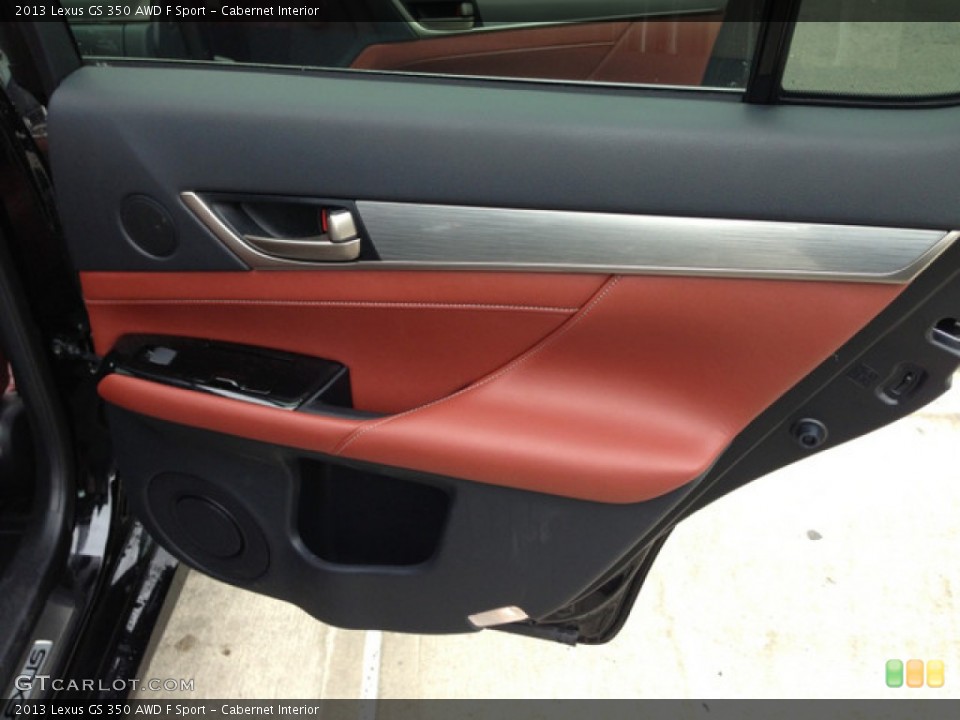 Cabernet Interior Door Panel for the 2013 Lexus GS 350 AWD F Sport #76021722