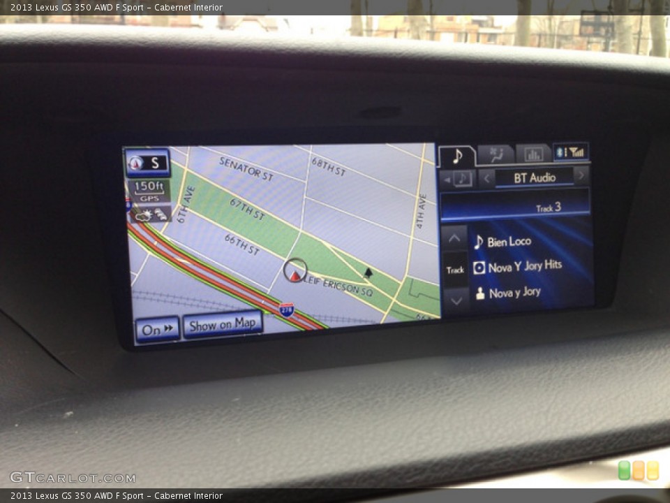 Cabernet Interior Navigation for the 2013 Lexus GS 350 AWD F Sport #76021776