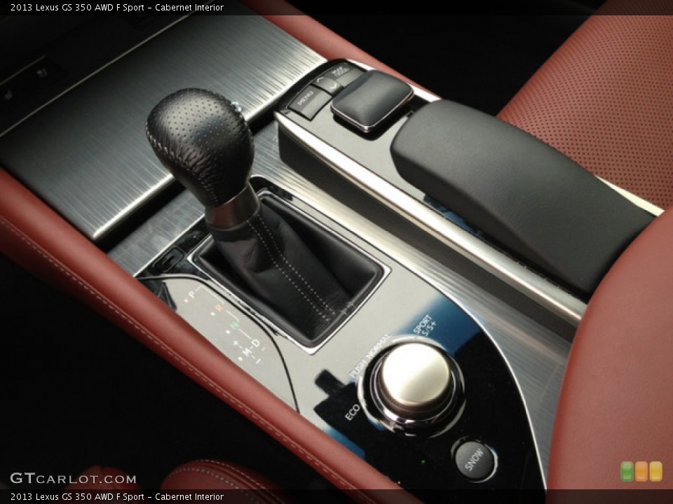 Cabernet Interior Transmission for the 2013 Lexus GS 350 AWD F Sport #76021827