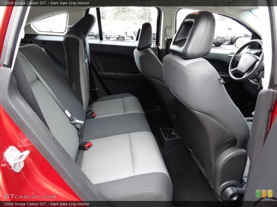 Dark Slate Gray Interior Rear Seat for the 2008 Dodge Caliber SXT #76022162